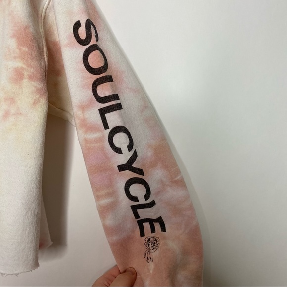 Soul Cycle Grateful Dead Tie Dye Crop Sweatshirt - Picture 6 of 10